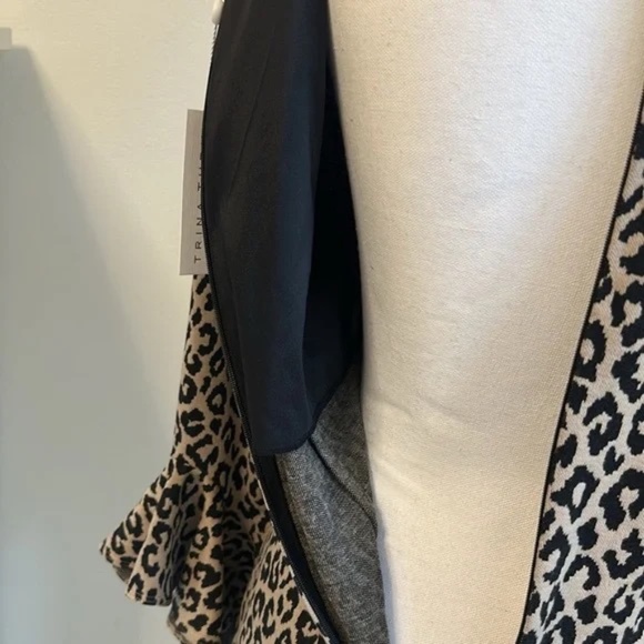 NWT Trina Turk, leopard print lightning dress size 8 - Picture 8 of 13